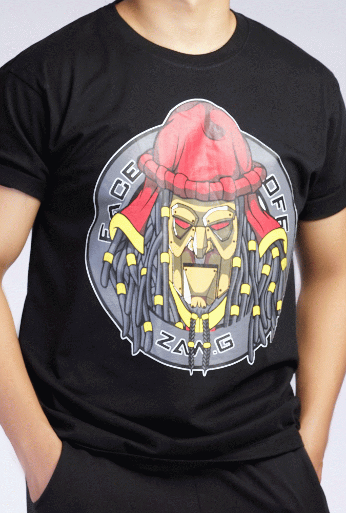 Zaw Gyi Design Printed T-shirt (Black)